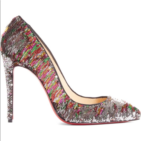 Christian Louboutin Shoes - Christian Louboutin Sequin Pigalle Follies 100